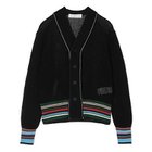 【トーガ プルラ/TOGA PULLA】のLace knit cardigan 人気、トレンドファッション・服の通販 founy(ファニー) ファッション Fashion レディースファッション Fashion for Women トップス・カットソー Cut & Sew Tops ニット Knit Tops & Sweaters カーディガン・羽織り Layered Style Cardigans カーディガン Cardigan, Knitwear クラシカル Classical, Vintage-Inspired ボーダー Border, Stripe レース Lace, Lace Fabric thumbnail BLACK|ID: prp329100004832106 ipo3291000000036047368