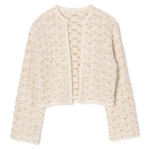 【マルティニーク/martinique】のツィーディーニットカーディガン インテリア・キッズ・メンズ・レディースファッション・服の通販 founy(ファニー) ファッション Fashion レディースファッション Fashion for Women トップス・カットソー Cut & Sew Tops ニット Knit Tops & Sweaters カーディガン・羽織り Layered Style Cardigans カーディガン Cardigan, Knitwear コンパクト Compact, Small Size ツイード/ツィード Choker, Choker Necklace フェミニン Feminine, Girly ミックス Mix, Mixed Style 洗える Machine Washable ホワイト|ID: prp329100004832108 ipo3291000000035184367