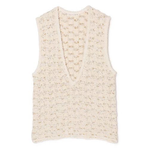 【マルティニーク/martinique】のツィーディーニットジレ インテリア・キッズ・メンズ・レディースファッション・服の通販 founy(ファニー) 　ファッション　Fashion　レディースファッション　Fashion for Women　アウター　Coat / Outerwear Collection　トップス・カットソー　Cut & Sew Tops　ニット　Knit Tops & Sweaters　ベスト&ジレ / 重ね着スタイル　Vests & Gilets　おすすめ　Recommended / Our Picks　カットソー　Cut and Sewn Top　ツイード／ツィード　Choker, Choker Necklace　ミックス　Mix, Mixed Style　洗える　Machine Washable　ホワイト|ID: prp329100004832110 ipo3291000000035847515