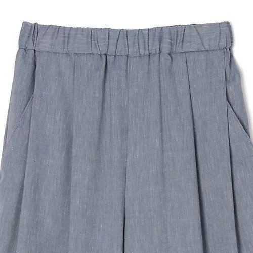 【フローレント/FLORENT】のDENIM CHAMBRAY PANTS 人気、トレンドファッション・服の通販 founy(ファニー) 　ファッション　Fashion　レディースファッション　Fashion for Women　パンツ　Pants & Trousers　おすすめ　Recommended / Our Picks　シャンブレー　Chambray, Denim-Like Fabric　セットアップ　Set-Up, Coordinated Outfit　ダウン　Down, Puffer　ドレープ　Drape, Draping Fabric　ワイド　Wide, Wide Fit　エレガント 上品　Elegant　洗える　Machine Washable　other-3|ID: prp329100004832114 ipo3291000000035184398