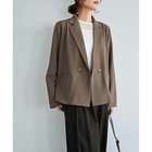 【スタイルデリ/STYLE DELI】のブラウス生地の背面タックしなやかジャケット アッシュブラウン|ID: prp329100004832122 ipo3291000000035184438