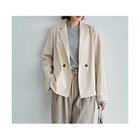 【スタイルデリ/STYLE DELI】のブラウス生地の背面タックしなやかジャケット ライトベージュ|ID: prp329100004832122 ipo3291000000035184439