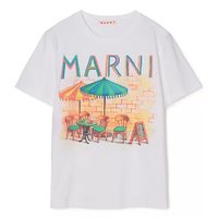 【マルニ/MARNI】のT-SHIRT 人気、トレンドファッション・服の通販 founy(ファニー) ファッション Fashion レディースファッション Fashion for Women トップス・カットソー Cut & Sew Tops シャツ・ブラウス・オフィスカジュアル Elegant Blouses & Button-Ups ロングTシャツ・Tシャツ Longline T-Shirts & Tees フィット Fit, Slim Fit プリント Print, Printed Pattern リゾート Resort, Vacation Style レギュラー Regular, Standard Fit 洗える Machine Washable |ID:prp329100004832755
