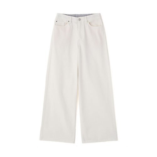 【ヒューマンウーマン/HUMAN WOMAN】のソフトデニムセミワイドパンツ 人気、トレンドファッション・服の通販 founy(ファニー) 　ファッション　Fashion　レディースファッション　Fashion for Women　パンツ　Pants & Trousers　おすすめ　Recommended / Our Picks　コイン　Coin, Coin Design　スタンダード　Standard, Basic　ストライプ　Stripe, Striped Pattern　デニム　Denim, Jeans Material　ベーシック　Basic, Essential　ボトム　Bottoms, Lower Wear　ポケット　Pocket, Pocket Detail　ワイド　Wide, Wide Fit　other-2|ID: prp329100004832771 ipo3291000000035191700