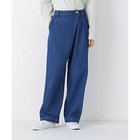 【ヒューマンウーマン/HUMAN WOMAN】のソフトデニムバレルパンツ 人気、トレンドファッション・服の通販 founy(ファニー) ファッション Fashion レディースファッション Fashion for Women パンツ Pants & Trousers おすすめ Recommended / Our Picks スタンダード Standard, Basic ストライプ Stripe, Striped Pattern セットアップ Set-Up, Coordinated Outfit ツイード Twill, Twill Weave デニム Denim, Jeans Material リラックス Relax, Relaxed Fit thumbnail ブルー|ID: prp329100004832772 ipo3291000000035191709