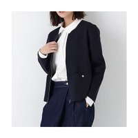 【ヒューマンウーマン/HUMAN WOMAN】のコットンスムースジップアップJK 人気、トレンドファッション・服の通販 founy(ファニー) ファッション Fashion レディースファッション Fashion for Women おすすめ Recommended / Our Picks スタンダード Standard, Basic ツイスト Tweed, Tweed Fabric ベーシック Basic, Essential |ID:prp329100004832773