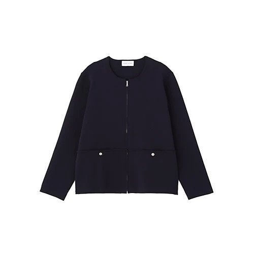 【ヒューマンウーマン/HUMAN WOMAN】のコットンスムースジップアップJK 人気、トレンドファッション・服の通販 founy(ファニー) ファッション Fashion レディースファッション Fashion for Women おすすめ Recommended / Our Picks スタンダード Standard, Basic ツイスト Tweed, Tweed Fabric ベーシック Basic, Essential other-3|ID: prp329100004832773 ipo3291000000035191729