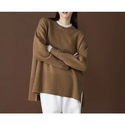 【アダワス/ADAWAS】のレイヤード風ニット インテリア・キッズ・メンズ・レディースファッション・服の通販 founy(ファニー) ファッション Fashion レディースファッション Fashion for Women トップス・カットソー Cut & Sew Tops ニット Knit Tops & Sweaters バランス Balance, Style Balance ベージュ|ID: prp329100004833738 ipo3291000000036049268