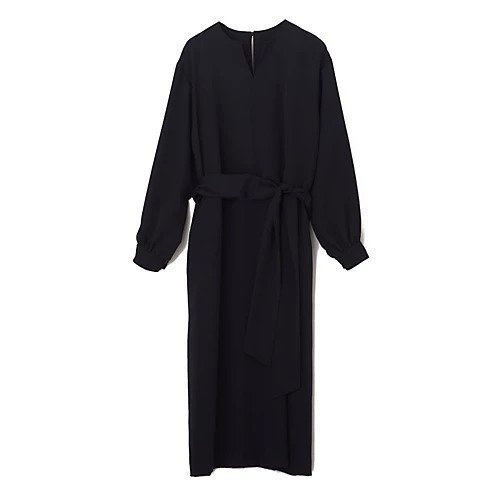 【イーバイエクラ/E by eclat】のキーネックドラマティックワンピース インテリア・キッズ・メンズ・レディースファッション・服の通販 founy(ファニー) ファッション Fashion レディースファッション Fashion for Women ワンピース Dresses おすすめ Recommended / Our Picks オケージョン Occasion Wear カフス Cuff Design ギャザー Gathered, Ruffled 洗える Machine Washable ネイビー|ID: prp329100004833823 ipo3291000000035203010