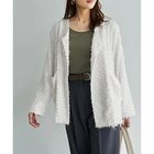 【スタイルデリ/STYLE DELI】の【訳あり】フリンジライトジャケット 人気、トレンドファッション・服の通販 founy(ファニー) ファッション Fashion レディースファッション Fashion for Women アウター Coat / Outerwear Collection レディースジャケット・軽アウター Jackets フリンジ Fringe, Tassel thumbnail ホワイト|ID: prp329100004833828 ipo3291000000035203537