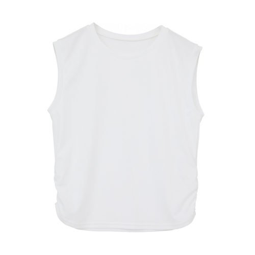 【ジュリエ/Julier】のアクティブフロータンクトップ インテリア・キッズ・メンズ・レディースファッション・服の通販 founy(ファニー) 　ファッション　Fashion　レディースファッション　Fashion for Women　インナー　Innerwear　ギャザー　Gathered, Ruffled　コレクション　Collection, Seasonal Line　吸水　Absorbent, Quick-Dry　シンプル　Simple, Minimal　タンク　Tank Top, Sleeveless Top　フィット　Fit, Slim Fit　無地　Plain, Solid Color　ヨガ　Yoga, Yoga Wear　ランニング　Running, Running Wear, Activewear, Jogging　リラックス　Relax, Relaxed Fit　ワーク　Workwear, Utility Style　おすすめ　Recommended / Our Picks　ホワイト|ID: prp329100004834346 ipo3291000000035211484