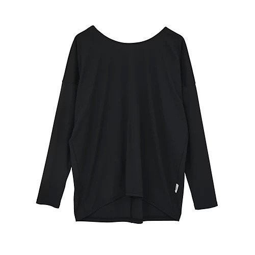 【ジュリエ/Julier】のアクティブフローロングスリーブプルオーバー インテリア・キッズ・メンズ・レディースファッション・服の通販 founy(ファニー) 　ファッション　Fashion　レディースファッション　Fashion for Women　トップス・カットソー　Cut & Sew Tops　カジュアルプルオーバー・ニットトップス　Pullovers & Knit Tops / Casual Pullovers　コレクション　Collection, Seasonal Line　吸水　Absorbent, Quick-Dry　ショルダー　Shoulder, Shoulder Strap　シンプル　Simple, Minimal　ドロップ　Drop Shoulder, Dropped Style　長袖　Long Sleeve, Full Sleeve　フロント　Front, Front Design　無地　Plain, Solid Color　ヨガ　Yoga, Yoga Wear　ランニング　Running, Running Wear, Activewear, Jogging　リラックス　Relax, Relaxed Fit　ワーク　Workwear, Utility Style　おすすめ　Recommended / Our Picks　ブラック|ID: prp329100004834353 ipo3291000000035211531