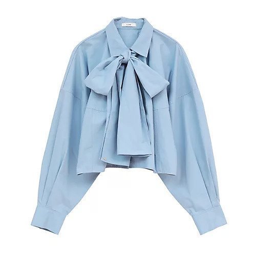 【クラネ/CLANE】のRIBBON TIED COMPACT SHIRTS インテリア・キッズ・メンズ・レディースファッション・服の通販 founy(ファニー) https://founy.com/ ファッション Fashion レディースファッション Fashion for Women トップス・カットソー Cut & Sew Tops シャツ・ブラウス・オフィスカジュアル Elegant Blouses & Button-Ups ロングTシャツ・Tシャツ Longline T-Shirts & Tees コンパクト Compact, Small Size ショルダー Shoulder, Shoulder Strap ストレッチ Stretch, Stretchy Fabric タイプライター Typewriter Fabric, Crisp Cotton ドロップ Drop Shoulder, Dropped Style バランス Balance, Style Balance パターン Pattern, Design Print フォルム Silhouette, Form |ID: prp329100004834354 ipo3291000000035211536