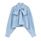 【クラネ/CLANE】のRIBBON TIED COMPACT SHIRTS SAX|ID: prp329100004834354 ipo3291000000035211537