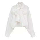 【クラネ/CLANE】のRIBBON TIED COMPACT SHIRTS WHITE|ID: prp329100004834354 ipo3291000000036304111