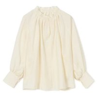 【エムセブンデイズ/M7days】のフリルギャザーブラウス 人気、トレンドファッション・服の通販 founy(ファニー) ファッション Fashion レディースファッション Fashion for Women トップス・カットソー Cut & Sew Tops シャツ・ブラウス・オフィスカジュアル Elegant Blouses & Button-Ups ギャザー Gathered, Ruffled ドレープ Drape, Draping Fabric 洗える Machine Washable |ID:prp329100004834355