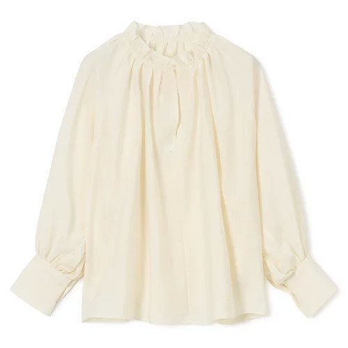 【エムセブンデイズ/M7days】のフリルギャザーブラウス 人気、トレンドファッション・服の通販 founy(ファニー) 　ファッション　Fashion　レディースファッション　Fashion for Women　トップス・カットソー　Cut & Sew Tops　シャツ・ブラウス・オフィスカジュアル　Elegant Blouses & Button-Ups　ギャザー　Gathered, Ruffled　ドレープ　Drape, Draping Fabric　洗える　Machine Washable　 other-1|ID: prp329100004834355 ipo3291000000035211541