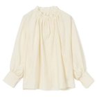 【エムセブンデイズ/M7days】のフリルギャザーブラウス 人気、トレンドファッション・服の通販 founy(ファニー) ファッション Fashion レディースファッション Fashion for Women トップス・カットソー Cut & Sew Tops シャツ・ブラウス・オフィスカジュアル Elegant Blouses & Button-Ups ギャザー Gathered, Ruffled ドレープ Drape, Draping Fabric 洗える Machine Washable thumbnail エクリュ|ID: prp329100004834355 ipo3291000000035211542