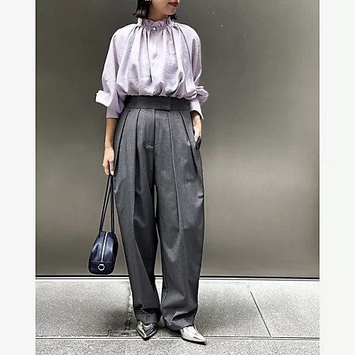 【エムセブンデイズ/M7days】のフリルギャザーブラウス 人気、トレンドファッション・服の通販 founy(ファニー) 　ファッション　Fashion　レディースファッション　Fashion for Women　トップス・カットソー　Cut & Sew Tops　シャツ・ブラウス・オフィスカジュアル　Elegant Blouses & Button-Ups　ギャザー　Gathered, Ruffled　ドレープ　Drape, Draping Fabric　洗える　Machine Washable　other-2|ID: prp329100004834355 ipo3291000000035211544