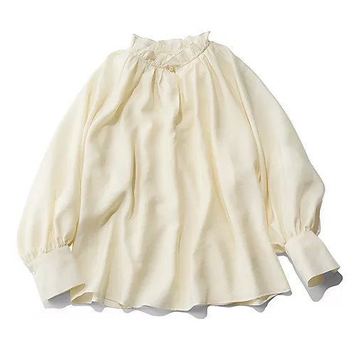 【エムセブンデイズ/M7days】の【洗える】フリルギャザーブラウス インテリア・キッズ・メンズ・レディースファッション・服の通販 founy(ファニー) https://founy.com/ ファッション Fashion レディースファッション Fashion for Women トップス・カットソー Cut & Sew Tops シャツ・ブラウス・オフィスカジュアル Elegant Blouses & Button-Ups カフス Cuff Design ギャザー Gathered, Ruffled ドレープ Drape, Draping Fabric フリル Frill, Ruffle 洗える Machine Washable |ID: prp329100004834355 ipo3291000000036321020