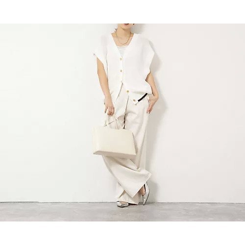 【ノーリーズ/NOLLEY'S】の【WEB限定】《手洗い可能》ペーパーヤーン2WAYベスト 人気、トレンドファッション・服の通販 founy(ファニー) 　ファッション　Fashion　レディースファッション　Fashion for Women　アウター　Coat / Outerwear Collection　トップス・カットソー　Cut & Sew Tops　ベスト&ジレ / 重ね着スタイル　Vests & Gilets　春　Spring　畦　Ribbed Knit　吸水　Absorbent, Quick-Dry　シンプル　Simple, Minimal　ベスト　Vest, Waistcoat　メタル　Metal, Metal Parts　ロング　Long, Long-Length　2023春夏・S/S　Spring/Summer 2023 SS23　2023年　2023　2026年　2026　other-2|ID: prp329100004834359 ipo3291000000035211584