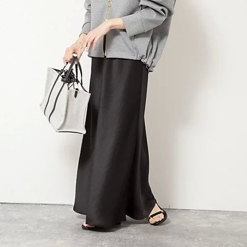 【ノーリーズ/NOLLEY'S】のウォッシャブルサテンナロースカート インテリア・キッズ・メンズ・レディースファッション・服の通販 founy(ファニー) 　ファッション　Fashion　レディースファッション　Fashion for Women　スカート　Skirts　2026年　2026　サテン　Satin, Glossy Fabric　ジャケット　Jacket, Outerwear　タンブラー　Tumbler, Travel Mug　ダブル　Double, Double-Breasted　ブラック|ID: prp329100004834361 ipo3291000000035211600