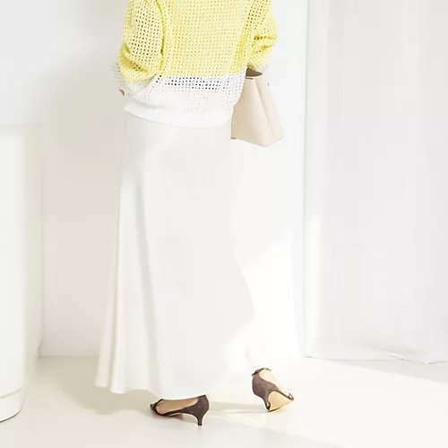 【ノーリーズ/NOLLEY'S】のウォッシャブルサテンナロースカート インテリア・キッズ・メンズ・レディースファッション・服の通販 founy(ファニー) 　ファッション　Fashion　レディースファッション　Fashion for Women　スカート　Skirts　2026年　2026　サテン　Satin, Glossy Fabric　ジャケット　Jacket, Outerwear　タンブラー　Tumbler, Travel Mug　ダブル　Double, Double-Breasted　エクリュ|ID: prp329100004834361 ipo3291000000035211601