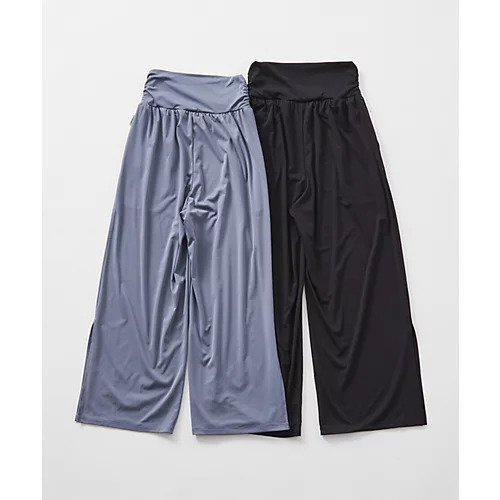 【ジュリエ/Julier】のアクティブフロー2WAYパンツ 人気、トレンドファッション・服の通販 founy(ファニー) 　ファッション　Fashion　レディースファッション　Fashion for Women　パンツ　Pants & Trousers　ギャザー　Gathered, Ruffled　コレクション　Collection, Seasonal Line　吸水　Absorbent, Quick-Dry　シンプル　Simple, Minimal　スリット　Slit, Slit Detail　ポケット　Pocket, Pocket Detail　ヨガ　Yoga, Yoga Wear　ランニング　Running, Running Wear, Activewear, Jogging　リラックス　Relax, Relaxed Fit　ワイド　Wide, Wide Fit　ワーク　Workwear, Utility Style　おすすめ　Recommended / Our Picks　other-3|ID: prp329100004834366 ipo3291000000035211677