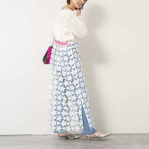 【リエミラー/Rie Miller】の45th limited editionウォッシャブルスターフリンジキャミワンピース インテリア・キッズ・メンズ・レディースファッション・服の通販 founy(ファニー) 　ファッション　Fashion　レディースファッション　Fashion for Women　ワンピース　Dresses　キャミソールワンピース　Camisole Dresses　2026年　2026　おすすめ　Recommended / Our Picks　カッティング　Cutting Detail　サテン　Satin, Glossy Fabric　デニム　Denim, Jeans Material　パイピング　Piping, Trim Design　レース　Lace, Lace Fabric　ホワイト|ID: prp329100004834370 ipo3291000000035211697