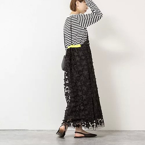 【リエミラー/Rie Miller】の45th limited editionウォッシャブルスターフリンジキャミワンピース 人気、トレンドファッション・服の通販 founy(ファニー) 　ファッション　Fashion　レディースファッション　Fashion for Women　ワンピース　Dresses　キャミソールワンピース　Camisole Dresses　2026年　2026　おすすめ　Recommended / Our Picks　カッティング　Cutting Detail　サテン　Satin, Glossy Fabric　デニム　Denim, Jeans Material　パイピング　Piping, Trim Design　レース　Lace, Lace Fabric　other-3|ID: prp329100004834370 ipo3291000000035211699