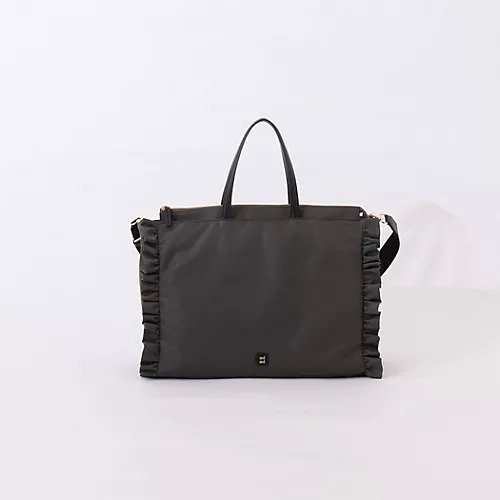 【ノーリーズ/NOLLEY'S】のナイロンフリルトートバッグ 人気、トレンドファッション・服の通販 founy(ファニー) 　ファッション　Fashion　レディースファッション　Fashion for Women　バッグ　Bags　おすすめ　Recommended / Our Picks　ショルダー　Shoulder, Shoulder Strap　シンプル　Simple, Minimal　フリル　Frill, Ruffle　エレガント 上品　Elegant　旅行　Travel　 other-1|ID: prp329100004834379 ipo3291000000035211740