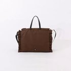 【ノーリーズ/NOLLEY'S】のナイロンフリルトートバッグ 人気、トレンドファッション・服の通販 founy(ファニー) ファッション Fashion レディースファッション Fashion for Women バッグ Bags おすすめ Recommended / Our Picks ショルダー Shoulder, Shoulder Strap シンプル Simple, Minimal フリル Frill, Ruffle エレガント 上品 Elegant 旅行 Travel thumbnail ブラウン|ID: prp329100004834379 ipo3291000000035211742