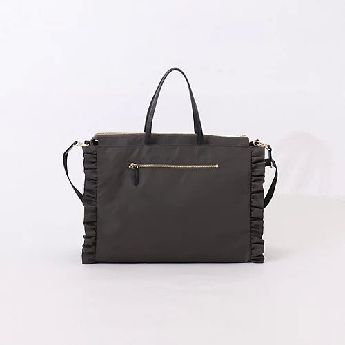 【ノーリーズ/NOLLEY'S】のナイロンフリルトートバッグ 人気、トレンドファッション・服の通販 founy(ファニー) 　ファッション　Fashion　レディースファッション　Fashion for Women　バッグ　Bags　おすすめ　Recommended / Our Picks　ショルダー　Shoulder, Shoulder Strap　シンプル　Simple, Minimal　フリル　Frill, Ruffle　エレガント 上品　Elegant　旅行　Travel　other-2|ID: prp329100004834379 ipo3291000000035211744