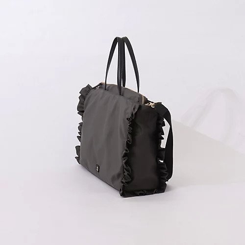 【ノーリーズ/NOLLEY'S】のナイロンフリルトートバッグ 人気、トレンドファッション・服の通販 founy(ファニー) 　ファッション　Fashion　レディースファッション　Fashion for Women　バッグ　Bags　おすすめ　Recommended / Our Picks　ショルダー　Shoulder, Shoulder Strap　シンプル　Simple, Minimal　フリル　Frill, Ruffle　エレガント 上品　Elegant　旅行　Travel　other-3|ID: prp329100004834379 ipo3291000000035211745