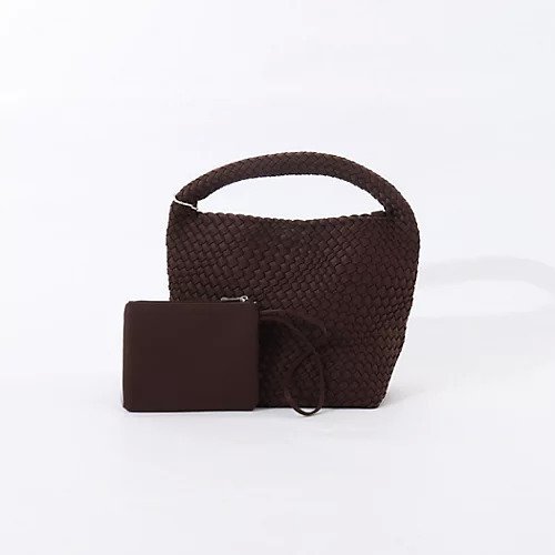 【ノーリーズ/NOLLEY'S】のメッシュワンショルダーM インテリア・キッズ・メンズ・レディースファッション・服の通販 founy(ファニー) 　ファッション　Fashion　レディースファッション　Fashion for Women　2026年　2026　ショルダー　Shoulder, Shoulder Strap　シンプル　Simple, Minimal　ハンド　Hand, Handmade　フォルム　Silhouette, Form　ポーチ　Pouch, Small Case　メッシュ　Mesh, Net Fabric　モザイク　Mosaic, Geometric Pattern　ダークブラウン|ID: prp329100004834381 ipo3291000000035211768