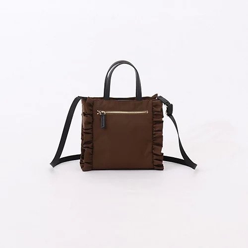 【ノーリーズ/NOLLEY'S】のナイロンフリルミニトートバッグ 人気、トレンドファッション・服の通販 founy(ファニー) 　ファッション　Fashion　レディースファッション　Fashion for Women　バッグ　Bags　ショルダー　Shoulder, Shoulder Strap　シンプル　Simple, Minimal　フリル　Frill, Ruffle　エレガント 上品　Elegant　other-2|ID: prp329100004834383 ipo3291000000035211781