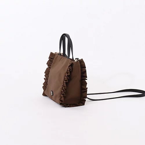 【ノーリーズ/NOLLEY'S】のナイロンフリルミニトートバッグ 人気、トレンドファッション・服の通販 founy(ファニー) 　ファッション　Fashion　レディースファッション　Fashion for Women　バッグ　Bags　ショルダー　Shoulder, Shoulder Strap　シンプル　Simple, Minimal　フリル　Frill, Ruffle　エレガント 上品　Elegant　other-3|ID: prp329100004834383 ipo3291000000035211782