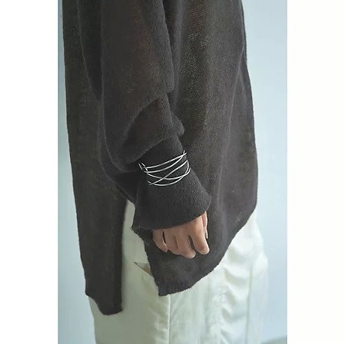 【マージュール/marjour】のCROSS LINE WIRE BANGLE 人気、トレンドファッション・服の通販 founy(ファニー) 　ファッション　Fashion　レディースファッション　Fashion for Women　カットソー　Cut and Sewn Top　ワイヤー　Wire, Wired Bra　other-2|ID: prp329100004834394 ipo3291000000035211903