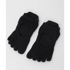 【ジュリエ/Julier】のグリップフローソックス/つま先あり・滑り止め付き ブラック|ID: prp329100004834400 ipo3291000000035211972