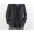 【ノーリーズ グッドマン/NOLLEY'S goodman / MEN】の【ダントツ撥水】M65タイプフードブルゾン 26SS 人気、トレンドファッション・服の通販 founy(ファニー) ファッション Fashion メンズファッション Fashion for Men ジャケット Jacket, Outerwear スラックス Slacks, Dress Pants デニム Denim, Jeans Material 定番 Standard, Basic Item フラップ Flap, Flap Pocket ブルゾン Blouson, Bomber Jacket ポケット Pocket, Pocket Detail ミリタリー Military, Army Style おすすめ Recommended / Our Picks 旅行 Travel 2026年 2026 thumbnail ネイビー|ID: prp329100004834412 ipo3291000000035212108