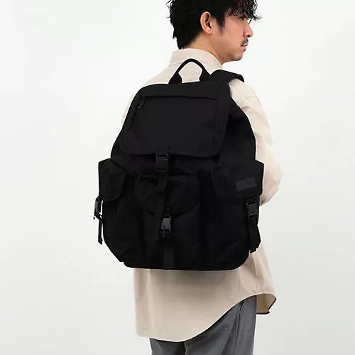【ノーリーズ グッドマン/NOLLEY'S goodman / MEN】の【BAICYCLON by bagjack/バイシクロン バイ バッグジャック】NCL-04 DRAWSTRING BACKPACK インテリア・キッズ・メンズ・レディースファッション・服の通販 founy(ファニー) 　ファッション　Fashion　メンズファッション　Fashion for Men　バッグ　Bags　アクセサリー　Fashion Accessories　コレクション　Collection, Seasonal Line　コーティング　Coating, Coated Finish　巾着　Drawstring Bag, Kinchaku　軽量　Lightweight, Ultra Light　ショルダー　Shoulder, Shoulder Strap　シリコン　Silicone, Silicone Material　スリーブ　Sleeve, Long Sleeve / Short Sleeve　ダメージ　Distressed, Destroyed　フラップ　Flap, Flap Pocket　フロント　Front, Front Design　ポケット　Pocket, Pocket Detail　マグネット　Magnet, Magnetic Closure　2026年　2026　ブラック|ID: prp329100004834432 ipo3291000000035212211