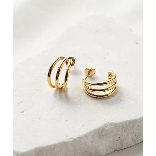 【スタイルデリ/STYLE DELI】の【DELI by】レイヤードカーブピアス 人気、トレンドファッション・服の通販 founy(ファニー) 　ファッション　Fashion　レディースファッション　Fashion for Women　シンプル　Simple, Minimal　フォルム　Silhouette, Form　ワイヤー　Wire, Wired Bra　 other-1|ID: prp329100004834615 ipo3291000000035212917