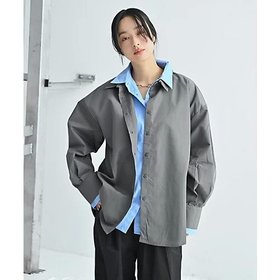 【スタイルデリ/STYLE DELI】の【BLK001】ブロードレイヤードシャツ 人気、トレンドファッション・服の通販 founy(ファニー) ファッション Fashion レディースファッション Fashion for Women トップス・カットソー Cut & Sew Tops シャツ・ブラウス・オフィスカジュアル Elegant Blouses & Button-Ups インナー Innerwear 春 Spring 秋 Autumn シューズ Shoes, Footwear シンプル Simple, Minimal バランス Balance, Style Balance フロント Front, Front Design ブロード Broadcloth, Fine Cotton マニッシュ Mannish, Boyish ワイド Wide, Wide Fit おすすめ Recommended / Our Picks |ID:prp329100004837033