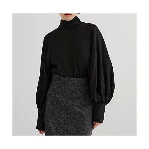 【ウィムガゼット/Whim Gazette】のシフォンボウタイブラウス インテリア・キッズ・メンズ・レディースファッション・服の通販 founy(ファニー) 　ファッション　Fashion　レディースファッション　Fashion for Women　トップス・カットソー　Cut & Sew Tops　シャツ・ブラウス・オフィスカジュアル　Elegant Blouses & Button-Ups　2026年　2026　とろみ　Fluid, Flowy Fabric　エレガント 上品　Elegant　シフォン　Chiffon, Lightweight Fabric　スリーブ　Sleeve, Long Sleeve / Short Sleeve　フェミニン　Feminine, Girly　ワイド　Wide, Wide Fit　ブラック|ID: prp329100004837698 ipo3291000000035247955