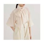 【ウィムガゼット/Whim Gazette】のシフォンボウタイブラウス 人気、トレンドファッション・服の通販 founy(ファニー) ファッション Fashion レディースファッション Fashion for Women トップス・カットソー Cut & Sew Tops シャツ・ブラウス・オフィスカジュアル Elegant Blouses & Button-Ups 2026年 2026 とろみ Fluid, Flowy Fabric エレガント 上品 Elegant シフォン Chiffon, Lightweight Fabric スリーブ Sleeve, Long Sleeve / Short Sleeve フェミニン Feminine, Girly ワイド Wide, Wide Fit thumbnail エクリュ|ID: prp329100004837698 ipo3291000000035247956