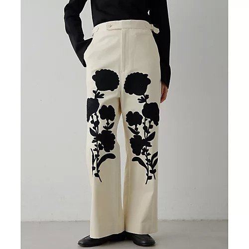 【ウィムガゼット/Whim Gazette】のコード刺繍パンツ 人気、トレンドファッション・服の通販 founy(ファニー) 　ファッション　Fashion　レディースファッション　Fashion for Women　パンツ　Pants & Trousers　インド　Indian Textile　シンプル　Simple, Minimal　フラット　Flat, Flat Shoes　レース　Lace, Lace Fabric　ワイド　Wide, Wide Fit　2026年　2026　other-2|ID: prp329100004837726 ipo3291000000035248153