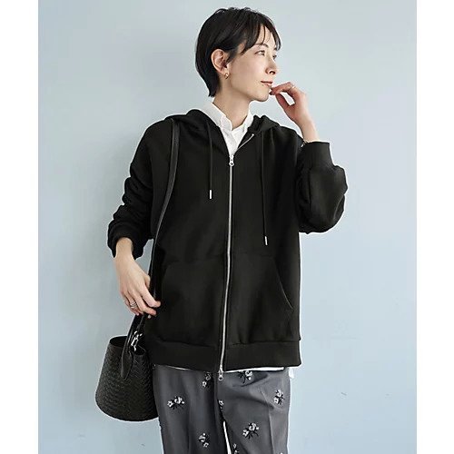 【スタイルデリ/STYLE DELI】のダブルジップスウェットパーカー インテリア・キッズ・メンズ・レディースファッション・服の通販 founy(ファニー) 　ファッション　Fashion　レディースファッション　Fashion for Women　トップス・カットソー　Cut & Sew Tops　レディースパーカー・カジュアルフーディー　Casual Hoodies & Sweatshirts　スウェット・クルーネックトップス　Sweatshirts & Crewnecks / Relaxed Fit Sweat Tops　イエロー　Yellow　シルバー　Silver, Metallic Silver　ジャケット　Jacket, Outerwear　スウェット / スエット　Sweatshirt, Sweatwear　ストレート　Straight, Straight Cut　スリット　Slit, Slit Detail　ダブル　Double, Double-Breasted　定番　Standard, Basic Item　長袖　Long Sleeve, Full Sleeve　フロント　Front, Front Design　ポケット　Pocket, Pocket Detail　ブラック|ID: prp329100004837889 ipo3291000000035249258