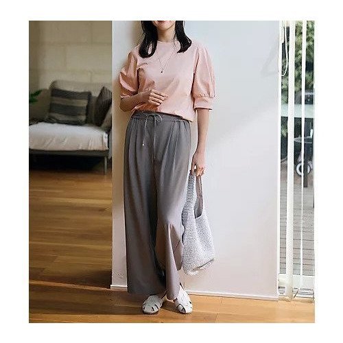 【エニー/ANY】のパフスリーブカットソー 人気、トレンドファッション・服の通販 founy(ファニー) 　ファッション　Fashion　レディースファッション　Fashion for Women　トップス・カットソー　Cut & Sew Tops　カットソー・ベーシックTシャツ　Cut-and-Sewn Tops / Stretch Tees & Basics　おすすめ　Recommended / Our Picks　インナー　Innerwear　カットソー　Cut and Sewn Top　クラシカル　Classical, Vintage-Inspired　サロペット　Overalls, Salopette　ストレッチ　Stretch, Stretchy Fabric　デニム　Denim, Jeans Material　フェミニン　Feminine, Girly　フォルム　Silhouette, Form　other-3|ID: prp329100004838931 ipo3291000000036321725