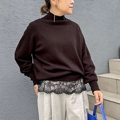 【ノーリーズ/NOLLEY'S】の12Gオルティアハイネックプルオーバーニット インテリア・キッズ・メンズ・レディースファッション・服の通販 founy(ファニー) 　ファッション　Fashion　レディースファッション　Fashion for Women　トップス・カットソー　Cut & Sew Tops　ニット　Knit Tops & Sweaters　カジュアルプルオーバー・ニットトップス　Pullovers & Knit Tops / Casual Pullovers　2025年　2025　2025-2026秋冬・A/W　Autumn/Winter 2025–26 AW25–26　ジャケット　Jacket, Outerwear　スリーブ　Sleeve, Long Sleeve / Short Sleeve　ハイネック　High Neck, Mock Neck　ダークブラウン|ID: prp329100004838932 ipo3291000000035583291