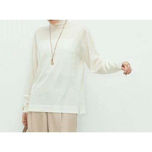 【ノーリーズ/NOLLEY'S】の《手洗い可能》《アンサンブル対応》18G天竺ハイネックプルオーバーニット インテリア・キッズ・メンズ・レディースファッション・服の通販 founy(ファニー) 　ファッション　Fashion　レディースファッション　Fashion for Women　トップス・カットソー　Cut & Sew Tops　ニット　Knit Tops & Sweaters　アンサンブルニット　Knit Ensembles & Twin Sets　カジュアルプルオーバー・ニットトップス　Pullovers & Knit Tops / Casual Pullovers　アンサンブル　Ensemble Set　カーディガン　Cardigan, Knitwear　ドレープ　Drape, Draping Fabric　ベーシック　Basic, Essential　2025年　2025　2025-2026秋冬・A/W　Autumn/Winter 2025–26 AW25–26　オフホワイト|ID: prp329100004838935 ipo3291000000035311518